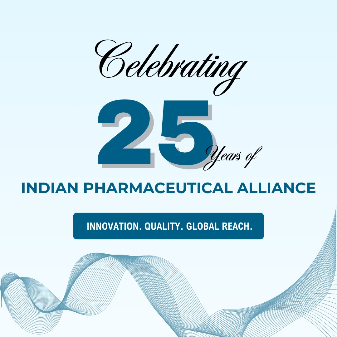 Celebrating 25 years of unwavering commitment, the Indian Pharmaceutical Alliance (IPA) is dedicated to delivering quality-assured medicines that are accessible and affordable for patients worldwide.

#IPA #25Years #IndianPharma #Qualtity #Innovation #Access #GlobalReach