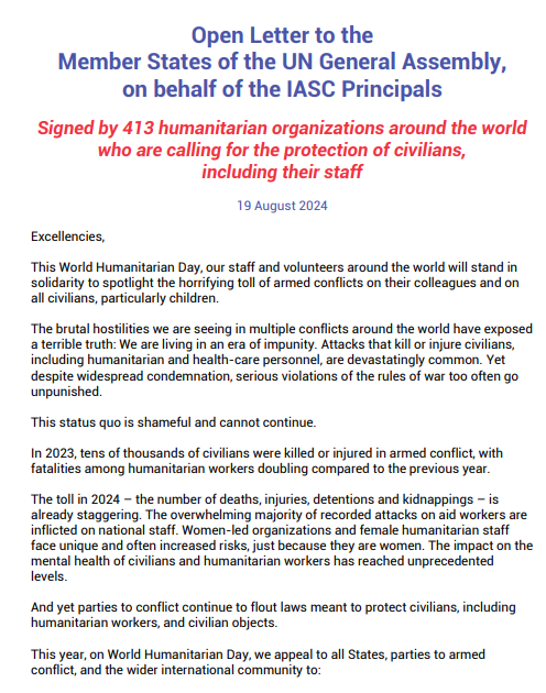 Inter-Agency Standing Committee (IASC) tweet media