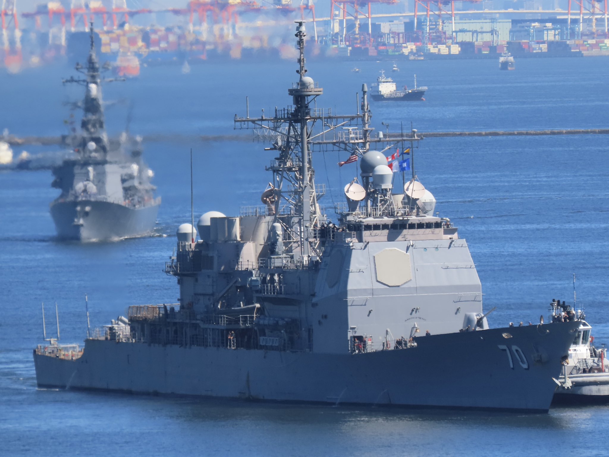米海軍タイコンデロガ級イージス巡洋艦チャレンジコイン3枚