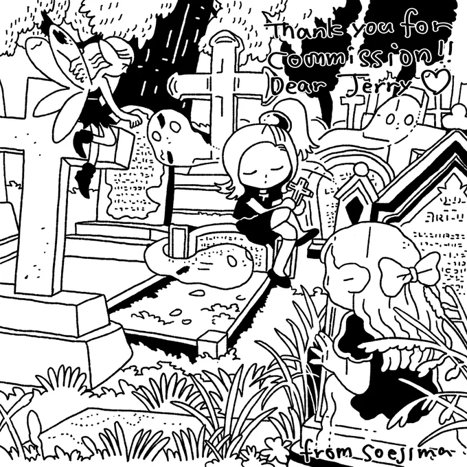 skebありがとうございました!
幽霊描くのが楽しかったです
消耗品費に充てさせていただきます☺️ 