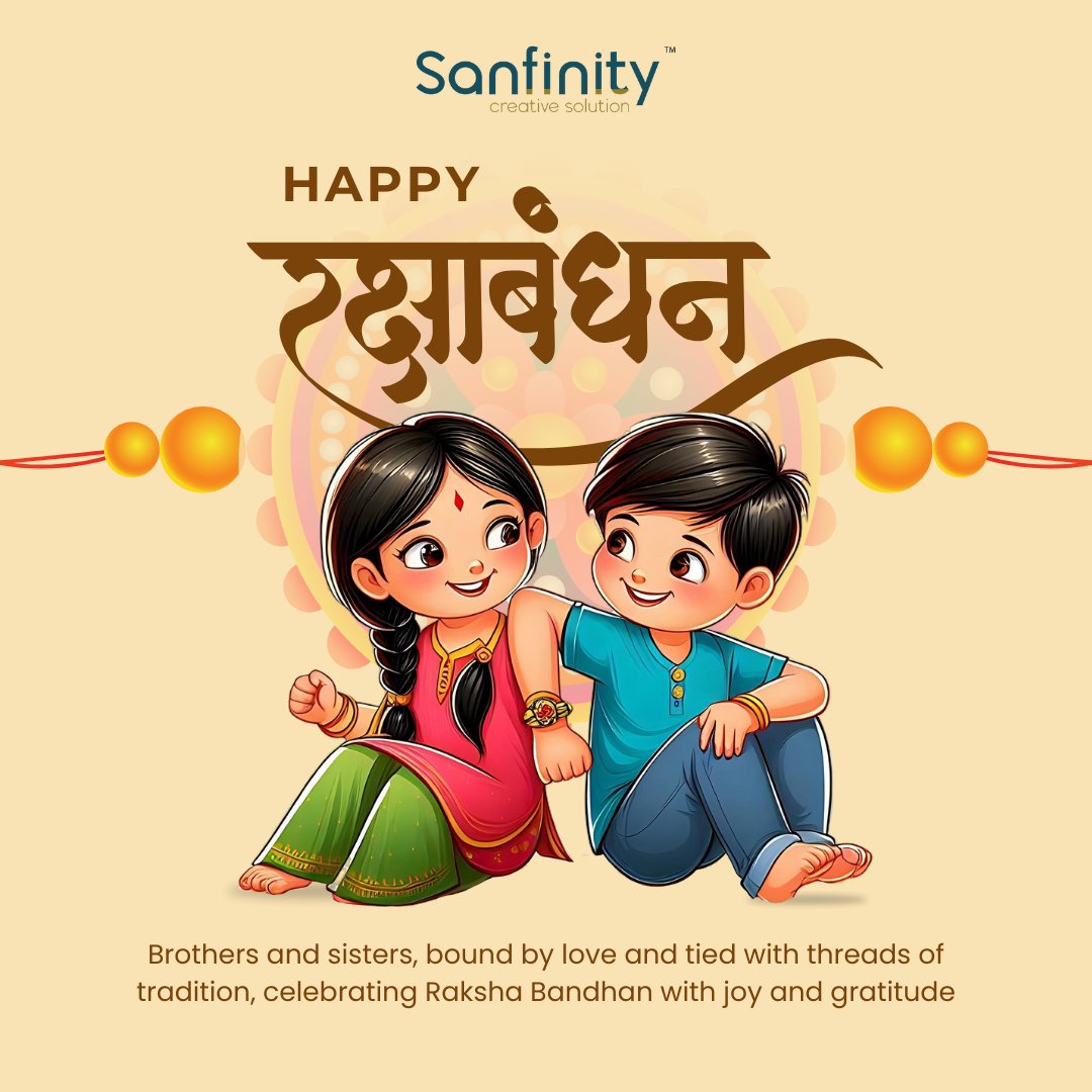 Sanfinityweb's tweet image. Just like the unbreakable bond of Raksha Bandhan, our digital marketing strategies are designed to protect and nurture your brand’s growth. This Rakhi, let&apos;s strengthen the ties that lead to success. Wishing everyone a joyous and prosperous Raksha Bandhan!
#RakshaBandhan