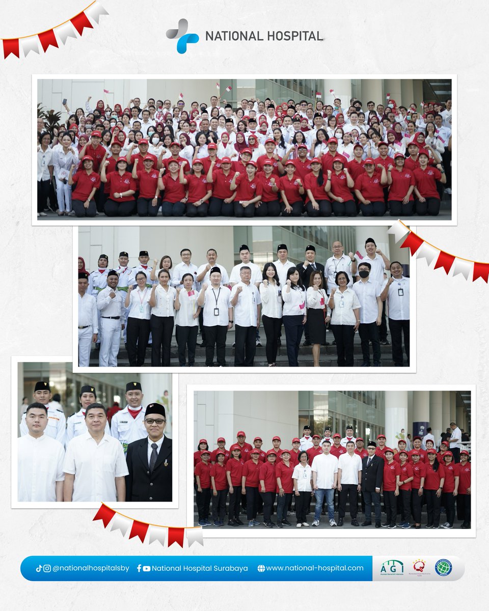 National Hospital Untuk Nusantara Baru Indonesia Maju 🇲🇨🇲🇨🇲🇨
National Hospital berkomitmen memberikan layanan terbaik bagi Indonesia dan hadir untuk Nusantara Baru Indonesia Maju. Siapa yang kemarin ikut upacara?
#NationalHospital