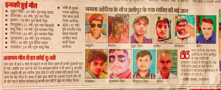 NareshpratapMJ's tweet image. कलाई पर राखी बधवाने से पहले टूटी ज़िन्दगी की डोर
#अलीगढ़ #Aligarh #Aligarhcity #AligarhNews 
#Bulandshahar