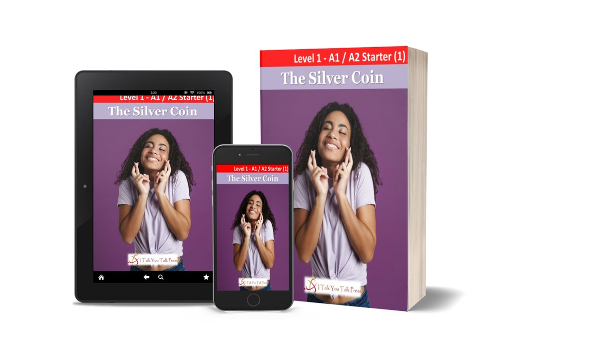 Level 1 GR
The Silver Coin
Christie is having a bad time. Everything in her life is wrong. No job, no money, no boyfriend, no car. Then her neighbour gives her a silver coin. Christie’s life gets better. Everything goes well. Is the silver coin lucky? 
From I Talk You Talk Press