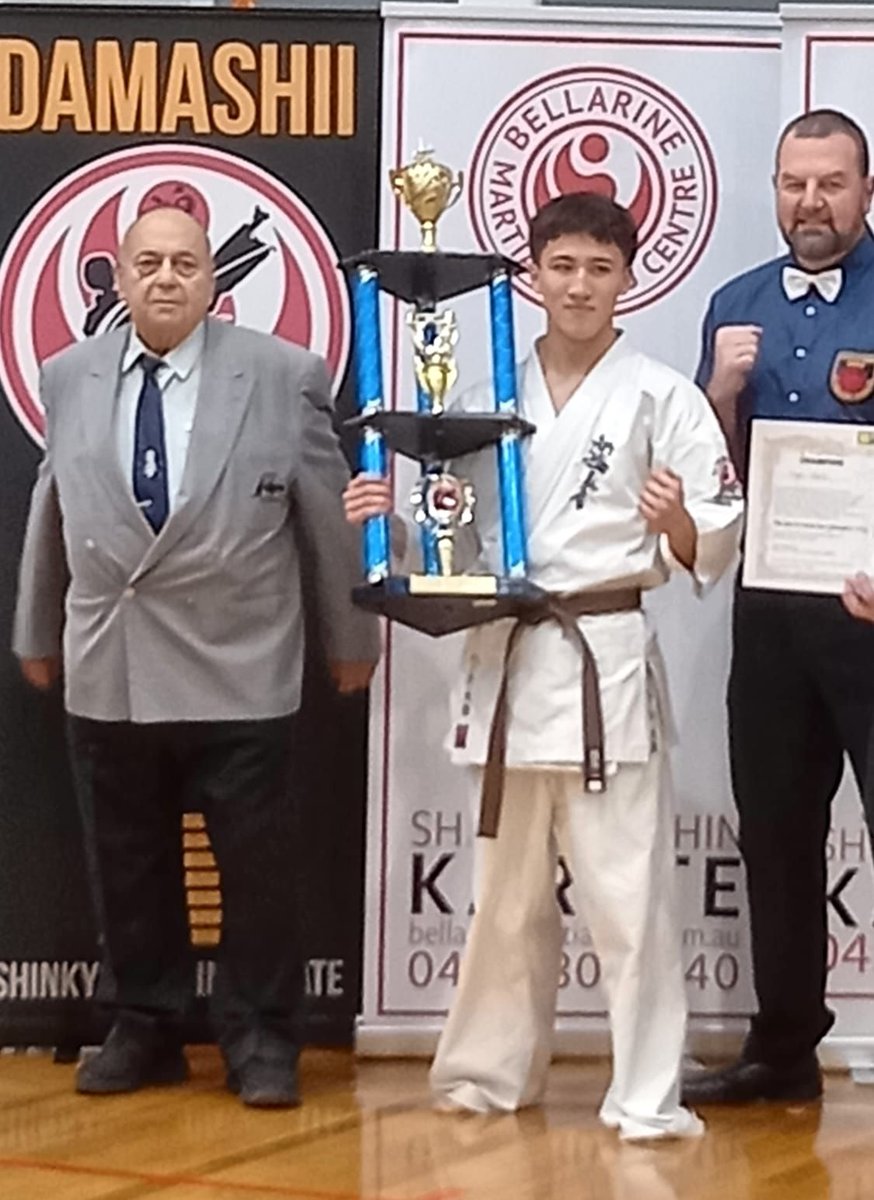 askjoehart's tweet image. On Saturday, my son Tiger Hart #achieved an incredible milestone by winning the Men’s Super Lightweight Sth Pacific Championship in Melb. It qualifies him to compete in the Men’s Super Lightweight division at @worldkarateorg World Champs in Tokyo next year!  #karatelife #ability