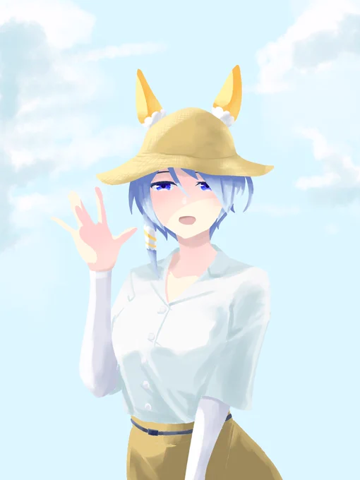 線画非表示にしたらそれっぽくなったケイちゃん#ケイエスミラクル 