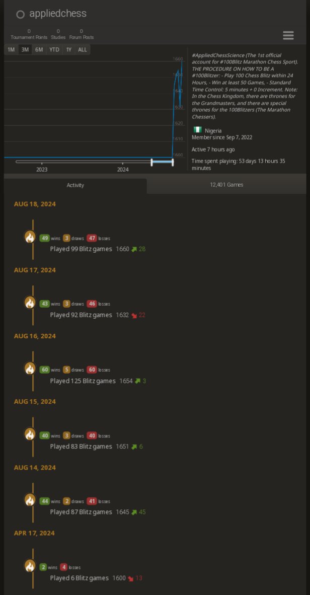 jawolusy's tweet photo. Like the #goodolddays of #ChessinMedicals Research for #NeuralConfig; I played Marathon Chess within the Past 5 days, however, it wasn't that #100Blitz this time: I'm still an 11-Point #100Blitzer.
Total Games = 486
Wins = 236
Losses = 234
Draws = 16
(Mind Songs were helpful). https://t.co/4UG7oBPYW0