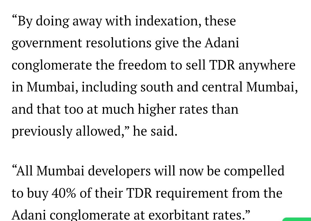 gemsofcivic's tweet photo. @gemsofbabus_ Why was it rebid and Adani won the tender when previously it was other developer?
MVA will cancel the tender and call fresh bid, its Janta ka paisa not adani's ke ghar ka maal. https://t.co/0N5Po4lr9Z