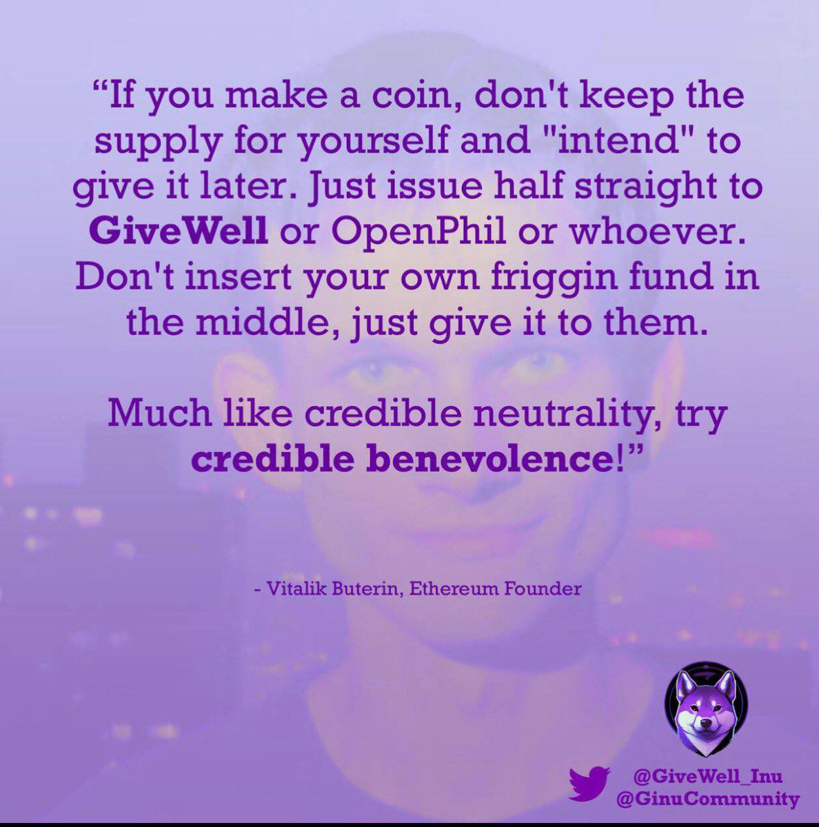 GinuOrg's tweet photo. @VitalikButerin @tylergroce @paulg @CommunityNotes This is $GINU….. connect the dots guys https://t.co/fWLhW4btrN
