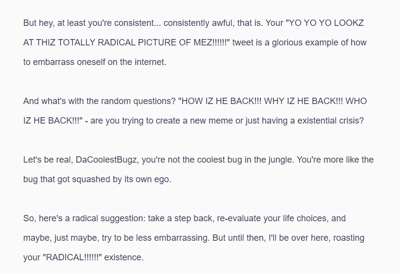 ... TOTALLY UNRADICAL :(