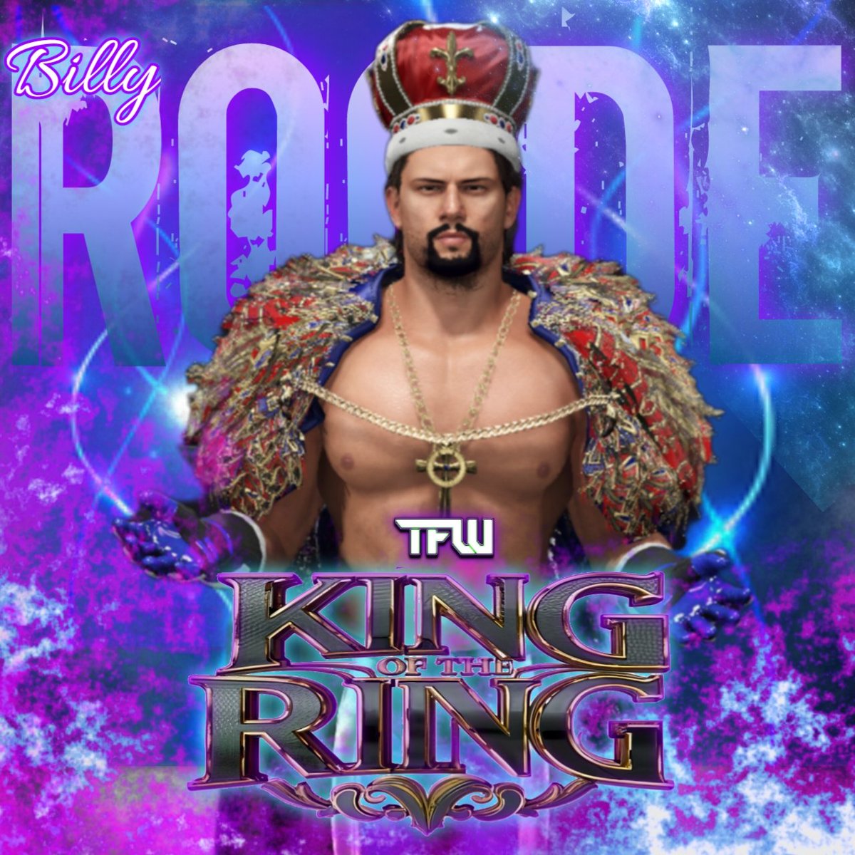 Congratulations 2 this year's TFW King of the Ring, King Billy Roode!!! The 1st of many major milestones in TFW to come for this talented young superstar! #WWE2K24 #WrestlingCommunity #tfdub #efed #eSports #wrestling #fyp