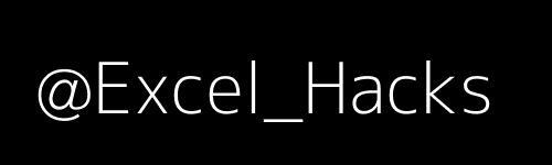 Excel Hacks tweet media