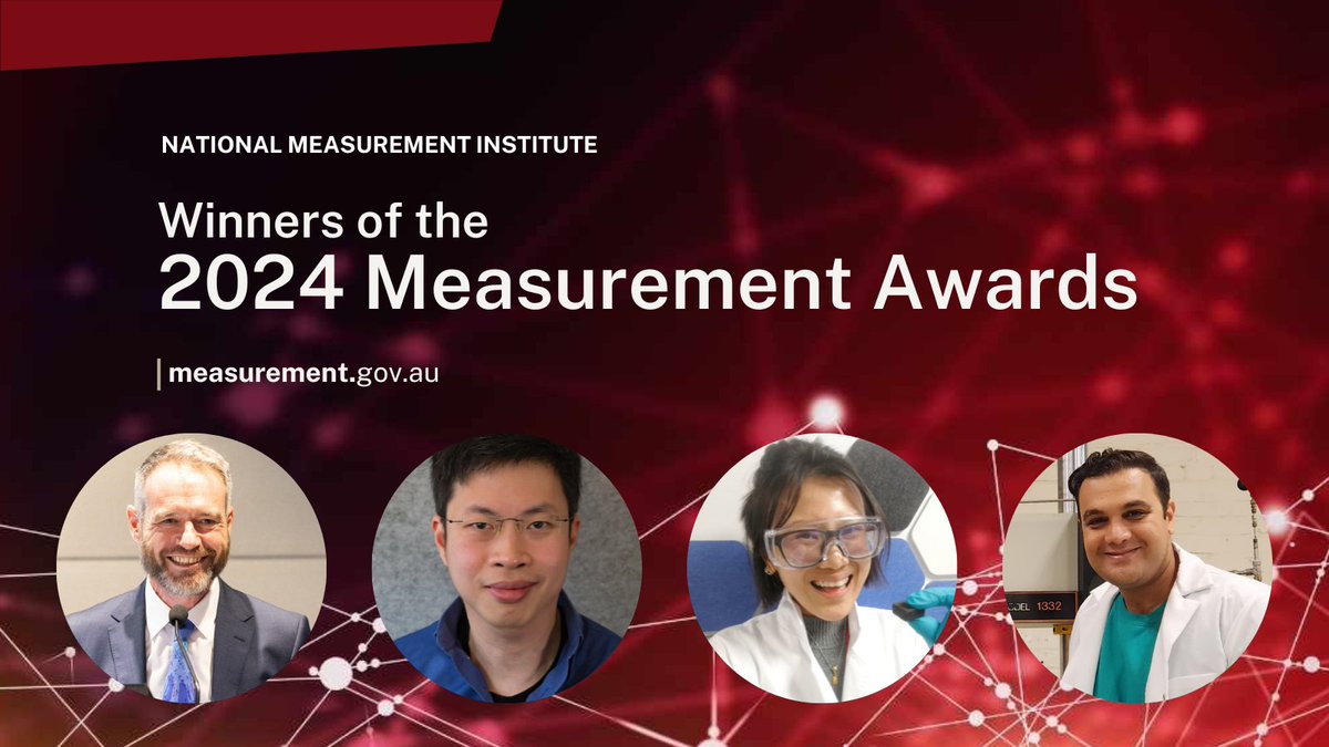 NMI Australia (@nmiaustralia) on Twitter photo 2024 #MeasurementAwards winners!
Barry Inglis Medal: Vincent Wallace <a href="/WallaceVinnie/">Dr Vincent Wallace</a> <a href="/uwanews/">UWA</a> & Withawat Withayachumnankul <a href="/UniofAdelaide/">Uni of Adelaide</a>
Impact Award: Arman Siahvashi <a href="/Sydney_Uni/">University of Sydney</a> 
Encouragement: Pei Lay Yap <a href="/UniofAdelaide/">Uni of Adelaide</a> 
Congratulations all!
spklr.io/6019sIIH #ScienceWeek 2024 #MeasurementAwards winners!
Barry Inglis Medal: Vincent Wallace <a href="/WallaceVinnie/">Dr Vincent Wallace</a> <a href="/uwanews/">UWA</a> & Withawat Withayachumnankul <a href="/UniofAdelaide/">Uni of Adelaide</a>
Impact Award: Arman Siahvashi <a href="/Sydney_Uni/">University of Sydney</a> 
Encouragement: Pei Lay Yap <a href="/UniofAdelaide/">Uni of Adelaide</a> 
Congratulations all!
spklr.io/6019sIIH #ScienceWeek