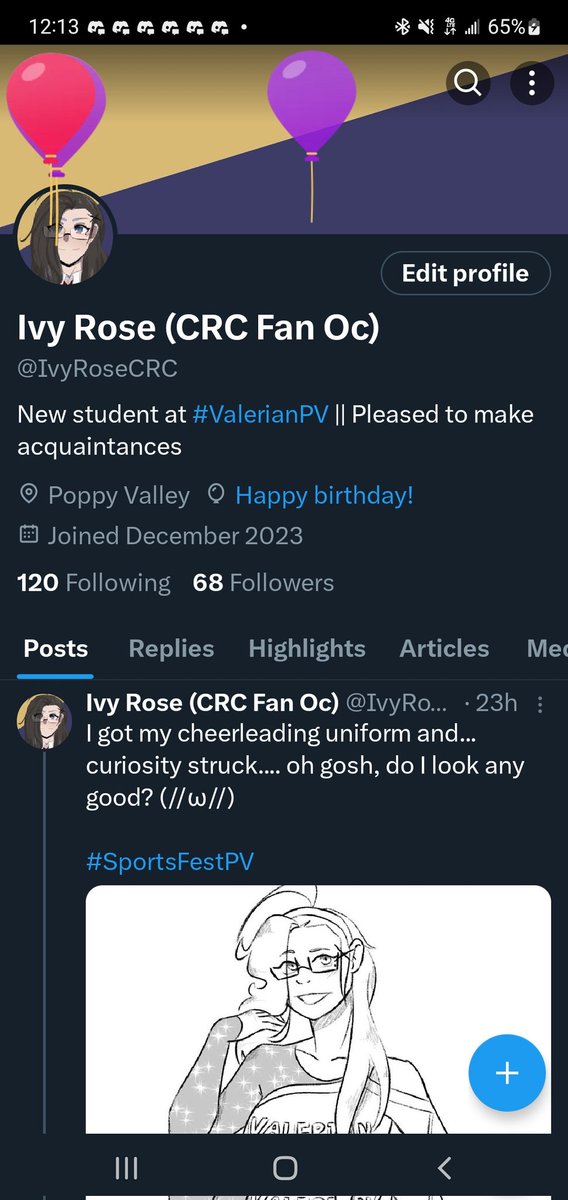 Wait, it's my birthday? Oh gosh, I'm caught off guard!