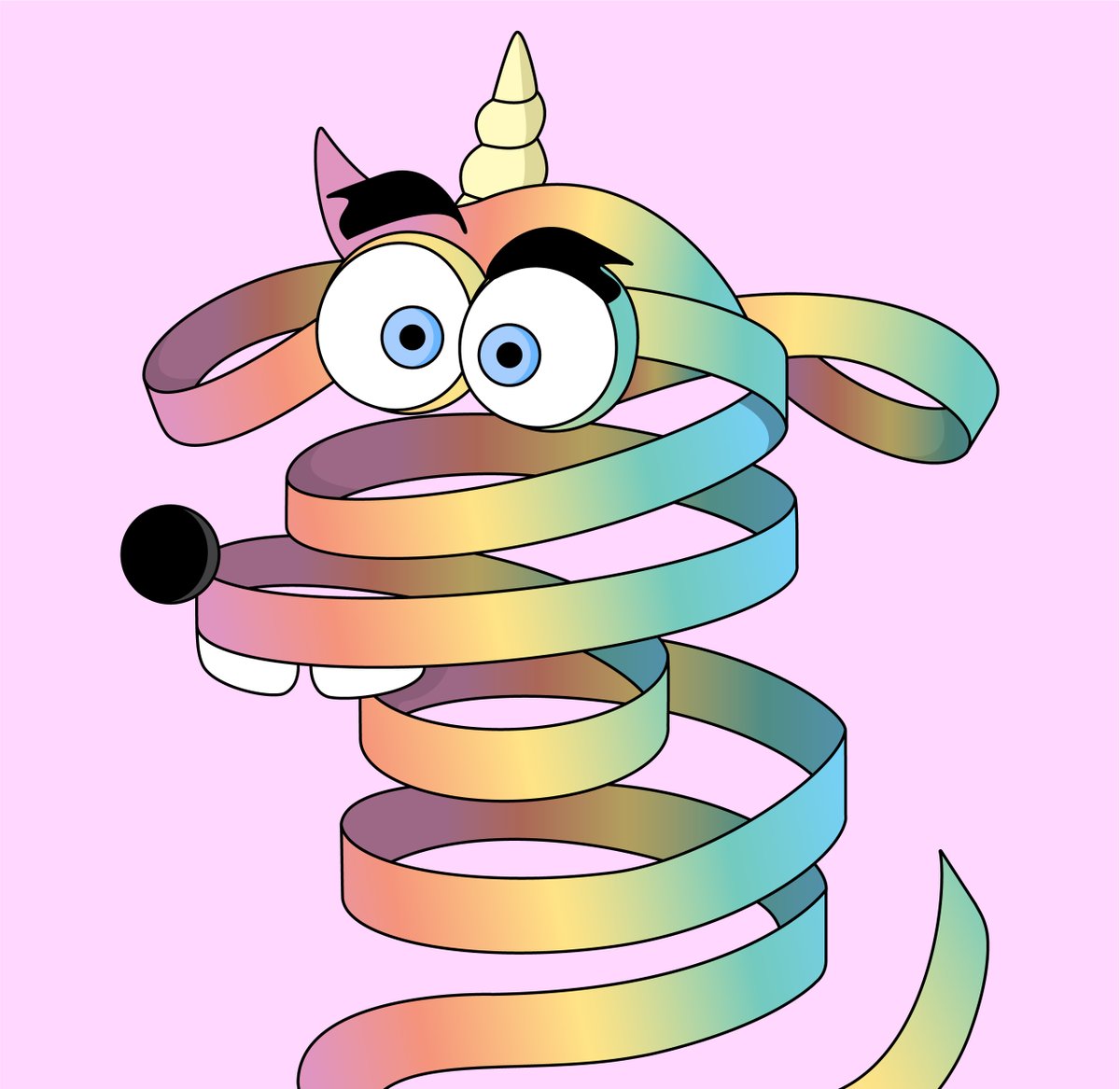 RollDogsHouse's tweet photo. Roll-Dog #56🐶
"Unicorn Roll-Dog"  
#nft #nftart #nftcommunity #rolldogs https://t.co/qUpUQVzd1u