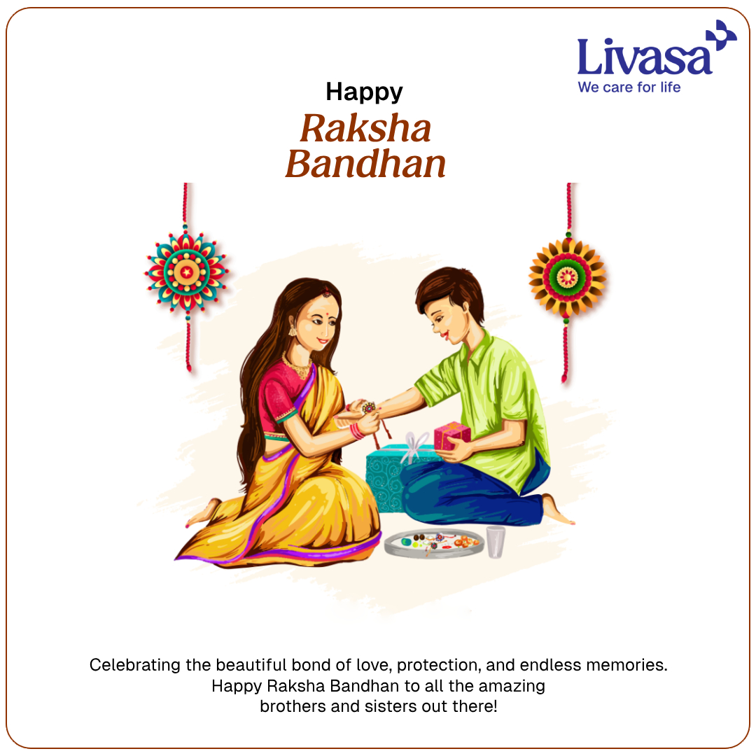 Celebrating the bond that unites siblings, no matter the distance. This Raksha Bandhan, let's cherish the love and connection we share. Wishing everyone a joyful and love-filled day! 

#HappyRakshaBandhan #Rakhi2024 #SiblingLove #LivasaHospital