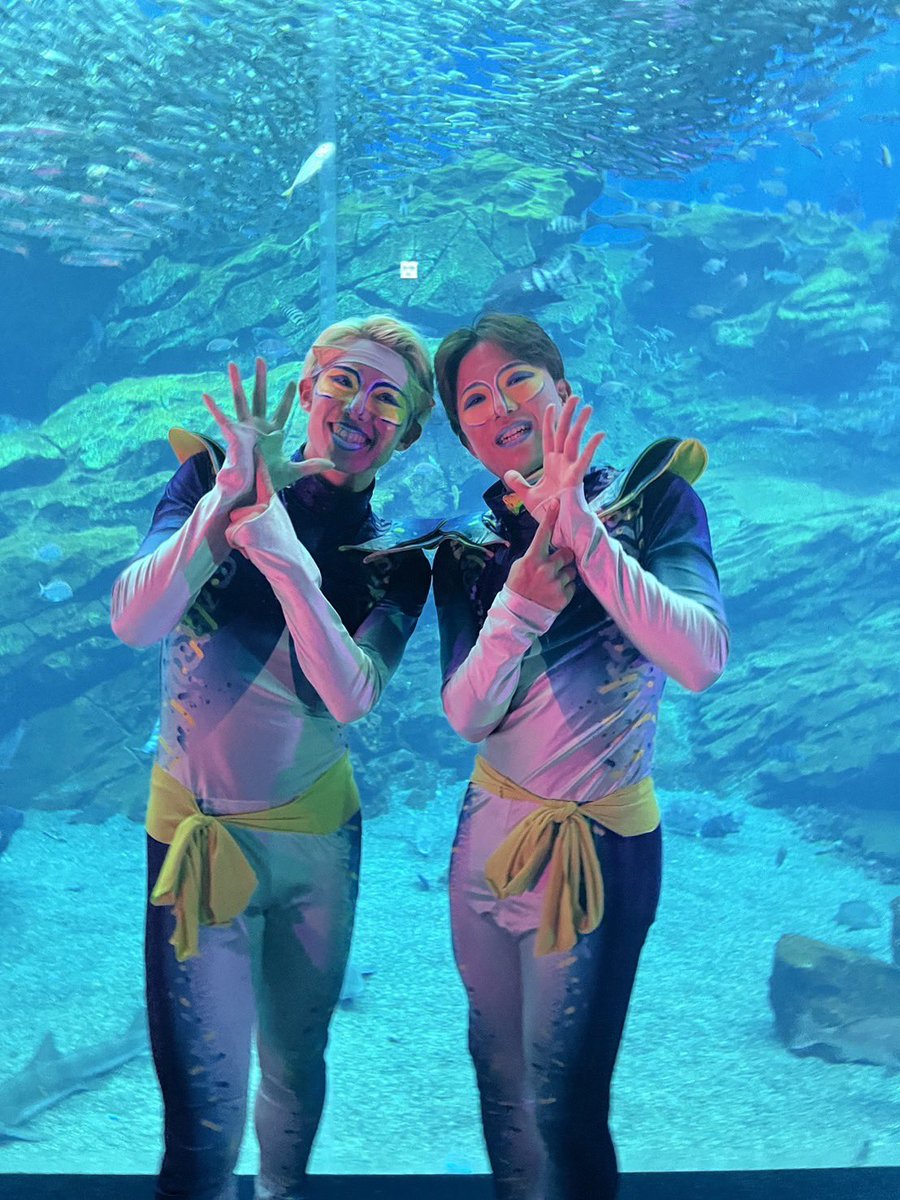 umingle2024's tweet photo. 【心に残るひとときを共に🪸】
今日含めて残り6公演🐬🏝️

シートピアの物語もいよいよクライマックスへ🐠🧜‍♂️

最後まで全力で駆け抜けるダコよ~！🐙🌊

今夜もウミングルと一緒に、思い出に残る素晴らしい夜を楽しもうね🪼🐡

#SEATOPIA ＠sendaiuminomori https://t.co/1wDtmVRvTS