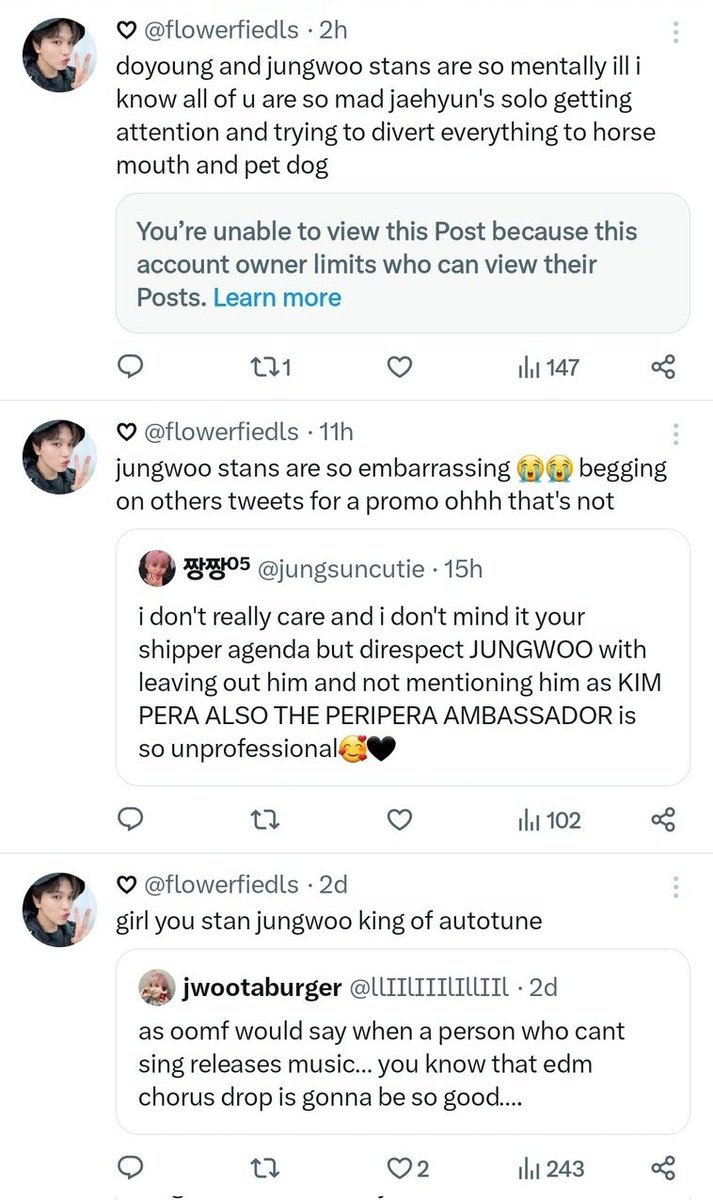 🚨 REPORT AND BLOCK EVERYTIME 🚨

🔗x.com/flowerfiedls

⭕ Report many times
⭕ Report as h@rmful >> violent threats 
⭕ Report as spam
⭕ Report as hacked
⭕ Report as spreading hate

DO NOT ENGAGE/ INTERACT!!
DO NOT QRT!!!
