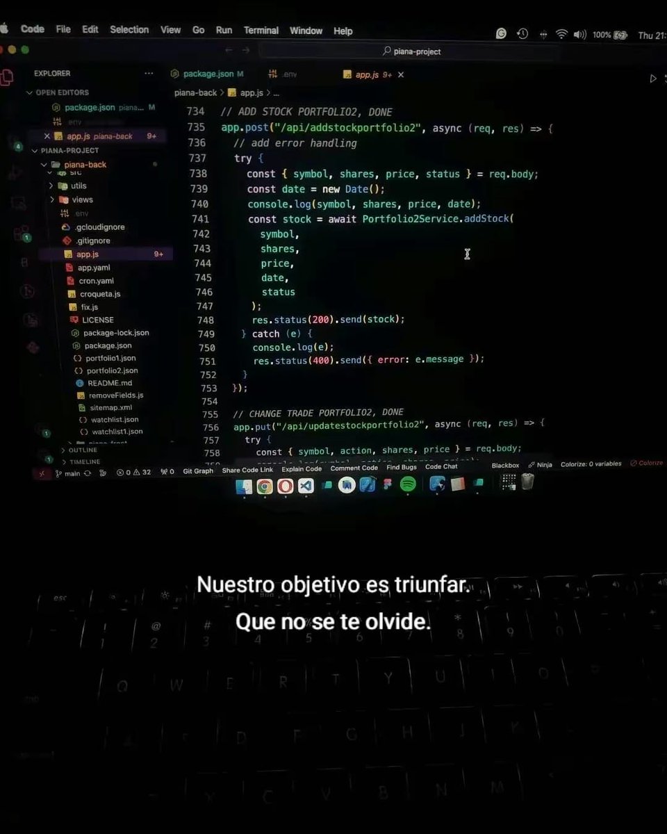 joselopez_dev's tweet photo. Nuestro objetivo es triunfar 🔝📈 https://t.co/DDTCO4QJtg