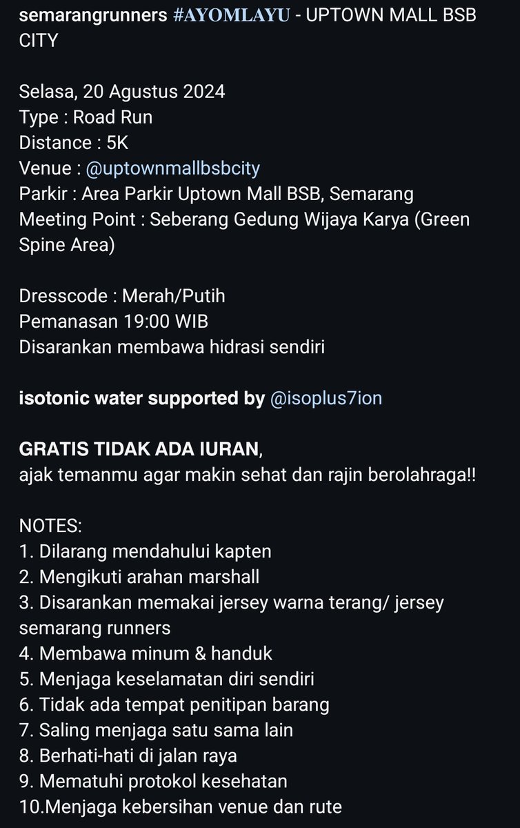 Ramaikan gaes. PLAYON SELASA BENGI - Uptown Mall BSB City Semarang. Free !!!