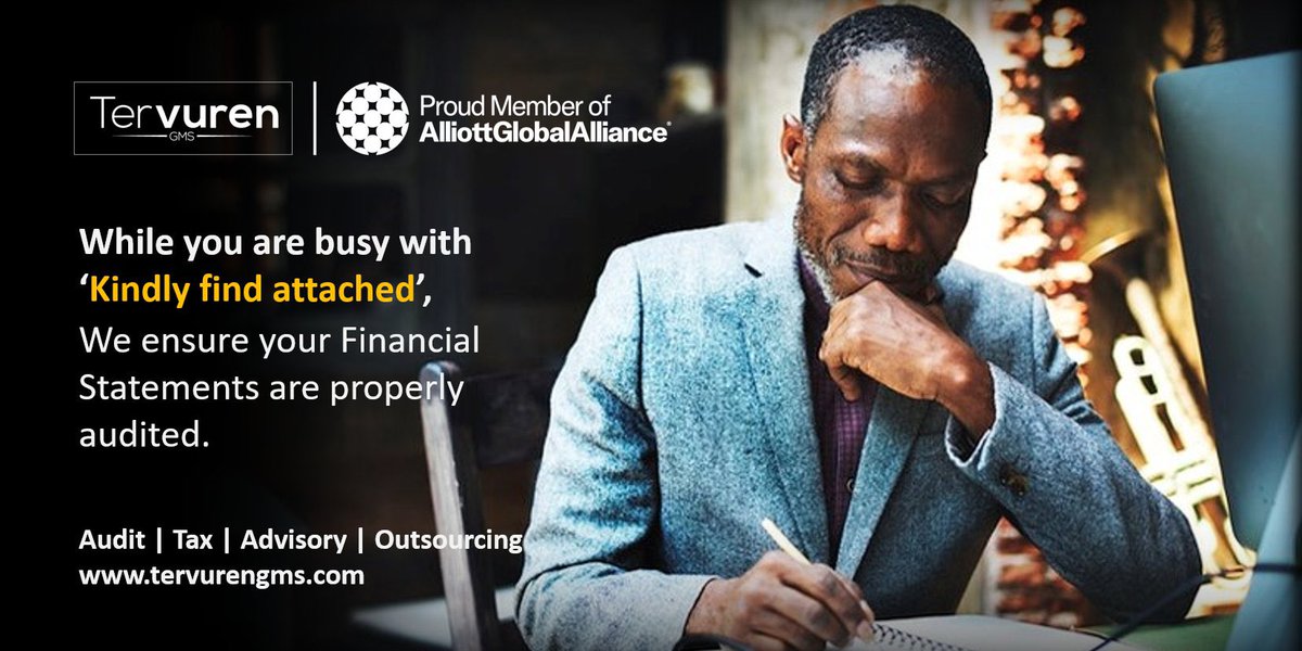 Together as One. Our membership with 
<a href="/AlliottGlobal/">Alliott Global Alliance</a>
 , which has 290 offices in over 81 countries, enables Tervuren GMS to service our clients in collaboration with trusted, vetted professionals across the world. #Audit