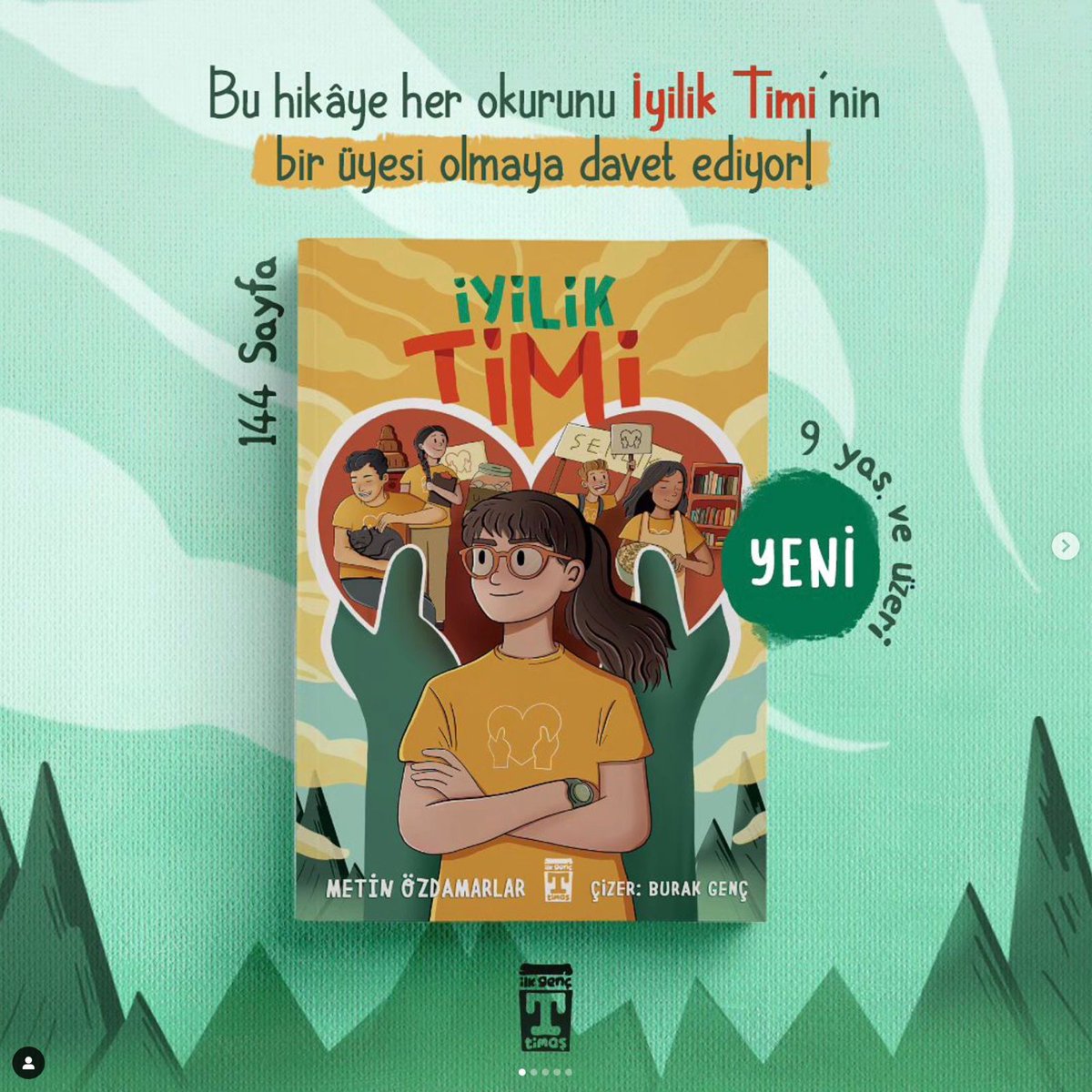 MetinOzdamarlar's tweet photo. Öğretmen Kitap Okuma Kulübü Üyeleri Çevrimiçi Toplantısında İyilik Timi'ni değerlendirdik. Toplantı sürecinde kıymetli Yahya Hocam görüşleri not almış, Mustafa Hocam ise derlemiş. Teşekkür ederim. İşte öğretmenlerimizin İyilik Timi ile ilgili görüşleri: Tek kelime ile muhteşem bir eser olmuş. Kitaba ba-yıl-dık. Yazar eserinde yaşadığı, büyüdüğü çevreyi çok güzel yansıtmış. Eserde yazarın hayatından parçalar var sanki. Özellikle “Sevgi Mahallesi” yazarın çocukluğunun geçtiği yer ve bu konuda abartı yok. Eseri duraklayarak okuduğunuzda, “Sevgi Mahallesi” gibi bir mahallede büyümüşseniz çocukluğunuza döndüğünüzü fark edeceksiniz. Günümüzde pek de önemsenmeyen, unutulmaya yüz tutmuş değerleri rahatlıkla bulabilirsiniz. Kendi kültürümüz unsurlarını bulabilirsiniz. Mutfak kültürümüzü bulabilirsiniz. Mahalle kültürü, komşuluk ilişkileri muhteşem işlenmiş. İyilik örneklerini okuduğunuzda, yapılan iyilikleri yüreğinizde ve iliklerinize kadar hissediyor ve zaman kaybetmeden harekete geçip “İyilik Timi” kurmak istiyorsunuz, kitap sizi iyiliğe teşvik ediyor. Çünkü son zamanlarda iyiliğe gerçekten çok ihtiyacımız var ve iyiliğin baş köşede durması gerekiyor, kitap bize bunu gösteriyor. 
Her şey tam bitti derken kitap yeniden başlıyor, sizi sarıp sarmalıyor. Üslup; yalın, canlı ve sürükleyici. Çocukların dilini iyi yakalamış. Kitap kurgu değil de gerçekmiş gibi. Gönül kazandıran bir kitap olmuş, hayata umutla bakabilen insanların kitabı olmuş, İkinci, üçüncü kitap olarak devam etmeli, zira kitabın sonunda bunun işaretleri var. Kitabı yaş sınırı olmaksızın 7’den 77’ye herkes okumalı. O halde hayat felsefemiz şu olsun: İyilik dünyayı daha yaşanılır yer yapar. Her insana, her canlıya sürekli olarak iyilik.