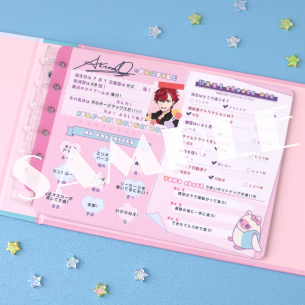 プロフィールブック」商品サンプル写真をご紹介✨ 「司令プロフ交換