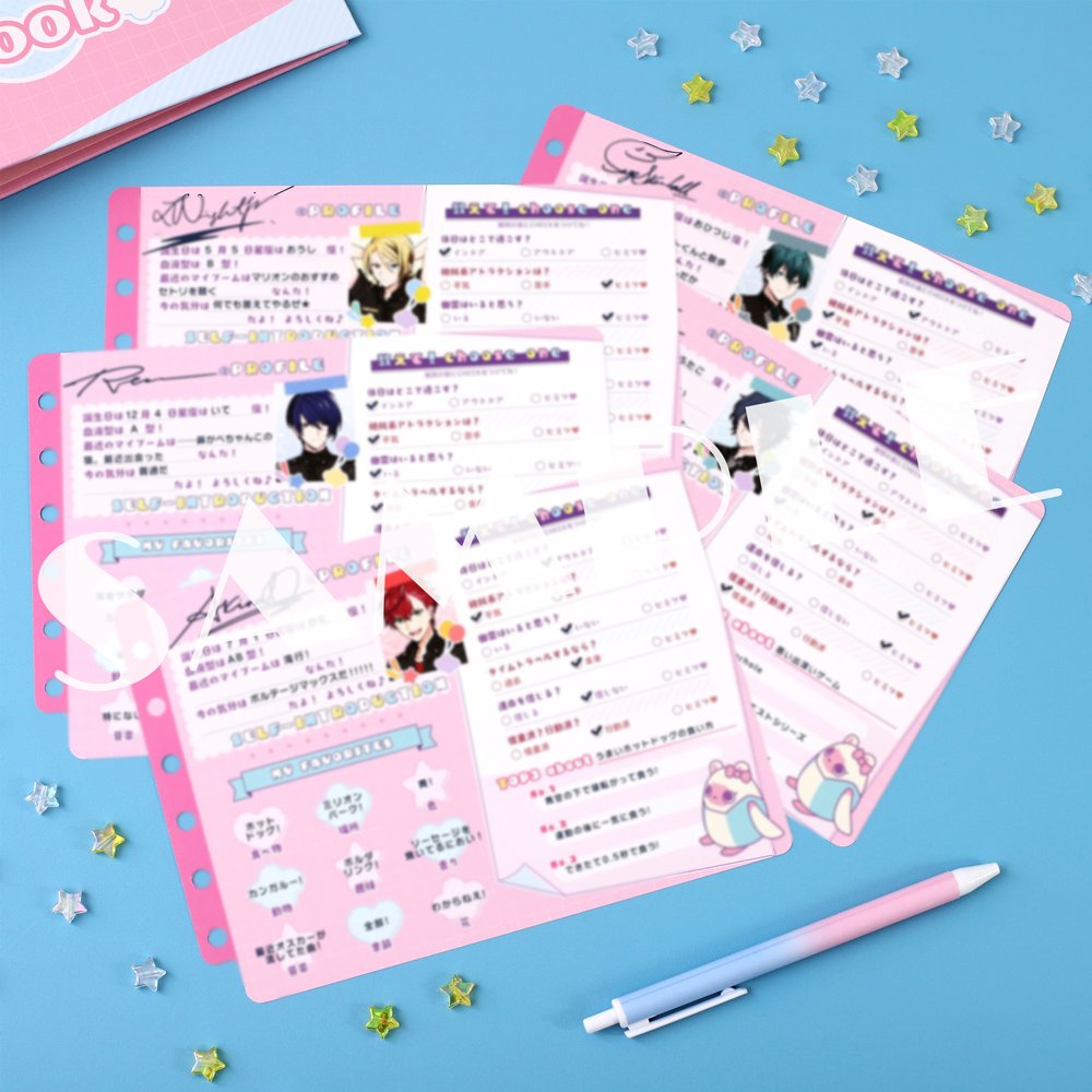 プロフィールブック」商品サンプル写真をご紹介✨ 「司令プロフ交換