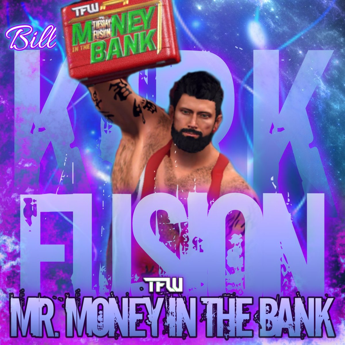 Bill Kirk is MR. M.I.T.B. for Tuesday Night FUSION and honestly made it look EASY PEASY lemon squeezy!!! Congratulations and FBK!!! #WWE2K24 #tfdub #WrestlingCommunity #eSports #efed #fyp #CAW