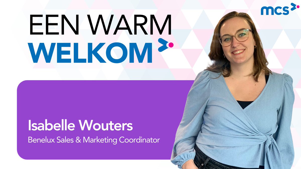 MCS_Verhuur's tweet image. Maak kennis met Isabelle, onze nieuwe Sales &amp;amp; Marketing Coordinator voor het Benelux-team! We zijn ontzettend blij haar te verwelkomen bij #TeamMCS🚀
