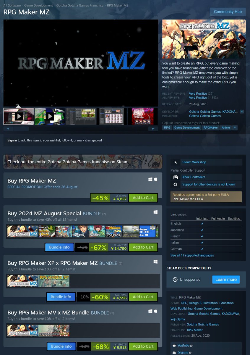 RPGMakerSeries tweet media