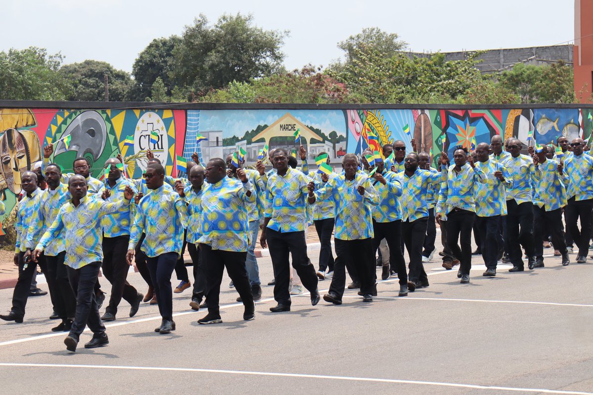 [ #17aout2024 ] La Mairie de Port-Gentil représentée par la Délégation Spéciale et 300 cadres et agents de l'institution.
<a href="/ctrigabon/">CTRI 🇬🇦</a> 
#IndependanceDay