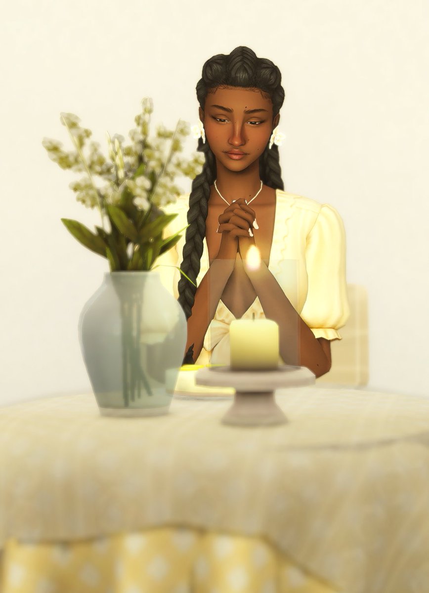 🌻🤍
 Grateful for another year around the sun. 
#TheSims4 #LeoSeason