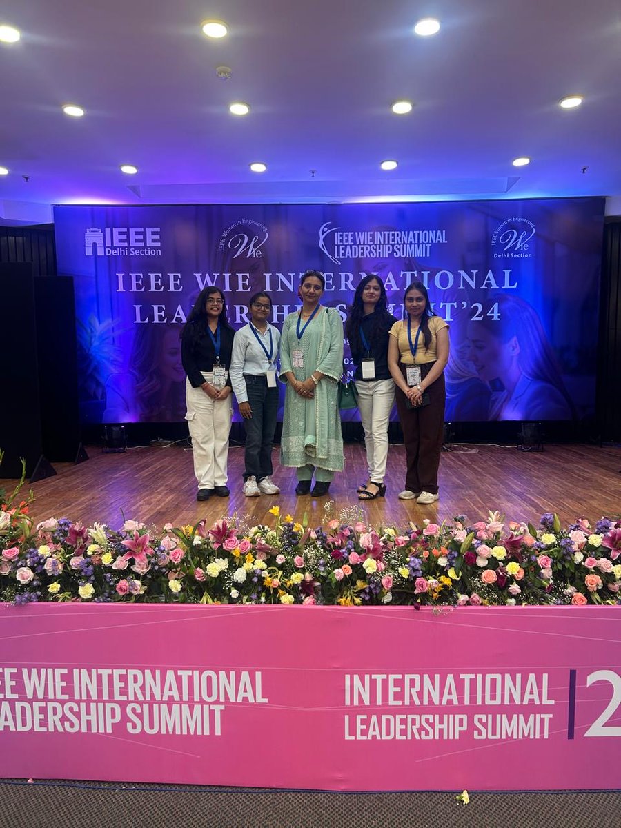 ieeeigdtuw's tweet photo. IEEE IGDTUW is to have been part of IEEE WIE International Leadership Summit (ILS) 2024! Heartfelt thanks to the organizing team, especially Dr. Jasdeep Kaur Dhanoa. Grateful for the connections and growth. Excited for more enriching experiences ahead! ✨ #IEEE #ILS2024 https://t.co/IGGpEVXoYu