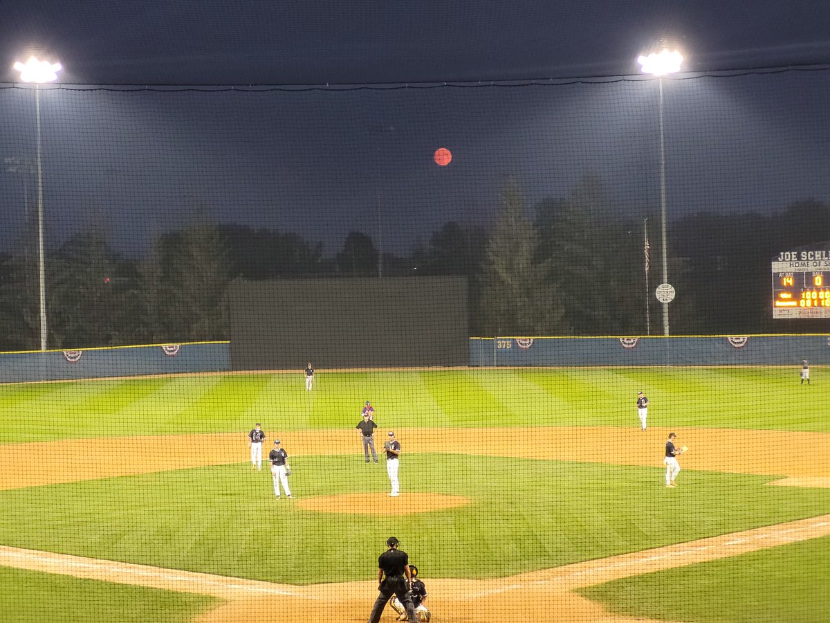 Moon making an appearance Sunday at The Joe during the first weekend of the 2024 Minnesota State Amateur Baseball Tournament in Shakopee!

<a href="/JSchlepStadium/">“The Joe”</a>
<a href="/MinnBaseball/">Minnesota Baseball Association</a>