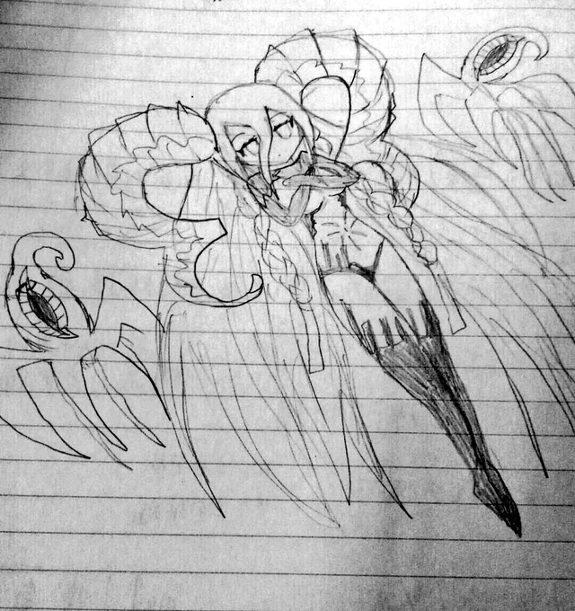 #このタグを見た人は推しの初描きと現在の絵を載せる
高校1年〜現在
※材料は同じです。 