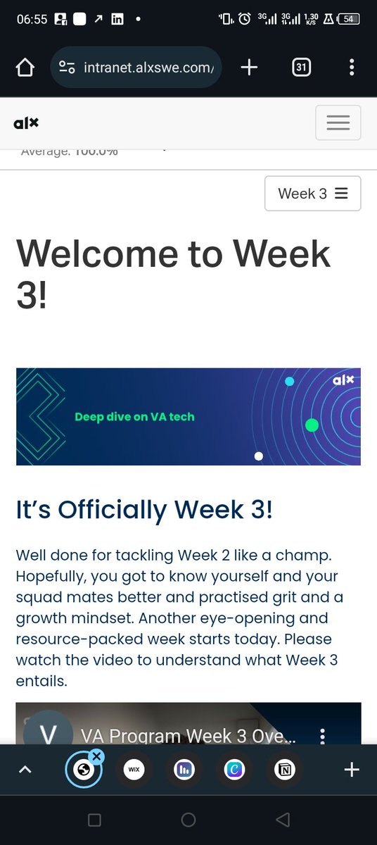 AyodeleMujib's tweet photo. It Week 3 my People!

New Week and New Modules in the ALX Virtual Assistant programme.

Will be learning how to Manage my Inbox and Calendar.

And so so much more like Docs, Sheet and others.

@alx_africa @bosuntijani  @3mtt
#AI #Virtualassistant #Doinghardthings https://t.co/HByfYsTIfj