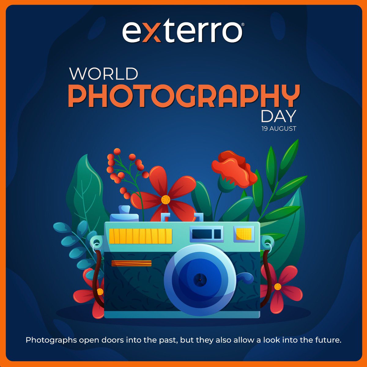 Exterro_India's tweet photo. World Photography Day 📸 

#exterro #exterroindia #worldphotographyday #worldphotography #trending #ai #photography https://t.co/VHduJofcAN