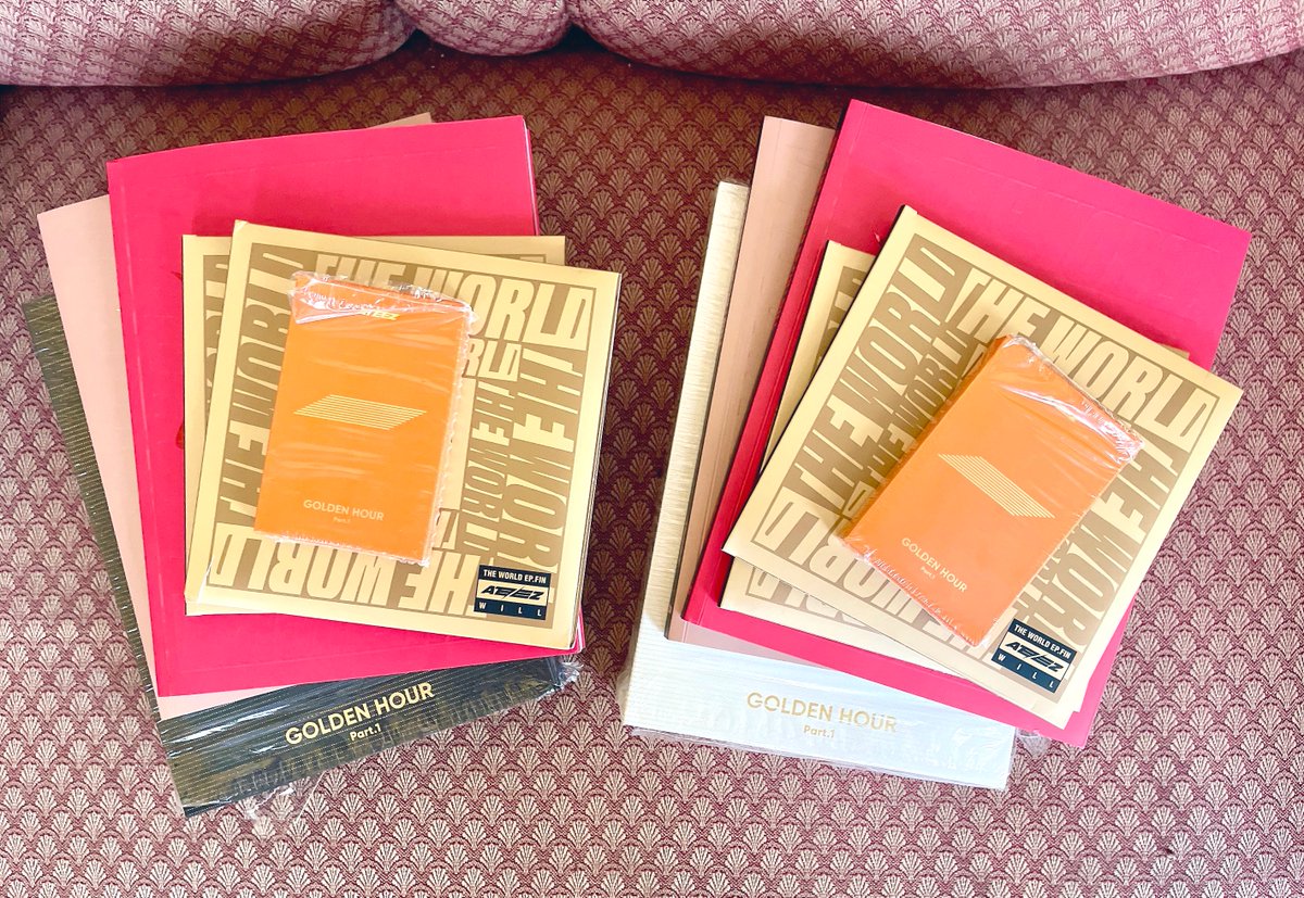 ✨1st pic INCLUSIONS per bundle:
✅ 6pcs random OFFICIAL Album pcs 
(RANDOM album type photocards)
- 1 SET of WILL PB albums w/ sticker
- 2 digipacks w/ mini photobook (random member)
- Golden Hour Poca w/ ot8 pcs
- Golden Hour Platform Frame and stickers

✨2nd pic INCLUSIONS