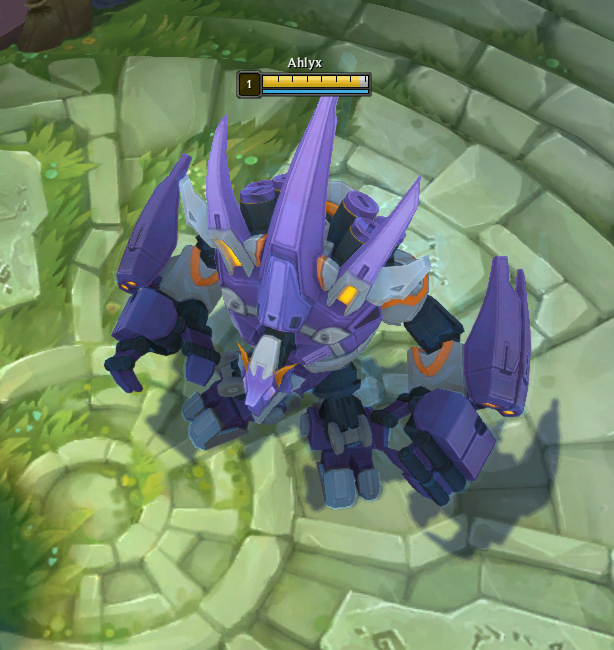 _ahlyx's tweet photo. um @riotgames I unlocked mecha malphite thinking I'd get a cool and shiny transformer skin only for it to look like this in game?? https://t.co/sBHIKBijWi
