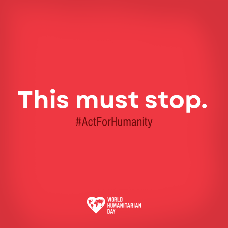 WHO's tweet photo. Today is #WorldHumanitarianDay.

Last year, 1520 attacks on health 🏥💥 shattered lives, killing and injuring patients &amp; health workers.

One attack is one too many. The impact of an attack on a hospital can crush the health system for years.

This must end NOW.  #ActForHumanity