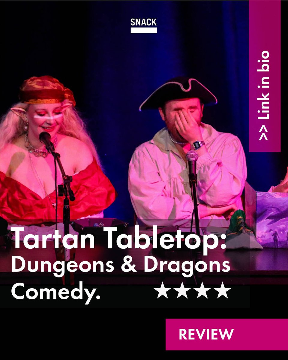 REVIEW <a href="/TartanTabletop/">Tartan Tabletop</a>  in a Dungeons &amp; Dragons Comedy: The Never-Ending Quest – The Return
⭐⭐⭐⭐

Words by Louise Holland