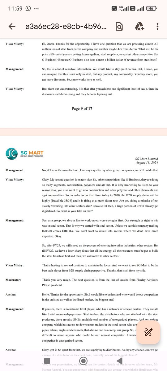 Fin_Facts's tweet photo. #Ofbusiness has developed platform that solves for customer whereas #SGMart are building for scale economics shared. 

Future is intersection of both solving for customer and scale economics shared. https://t.co/M4iMerDW1U