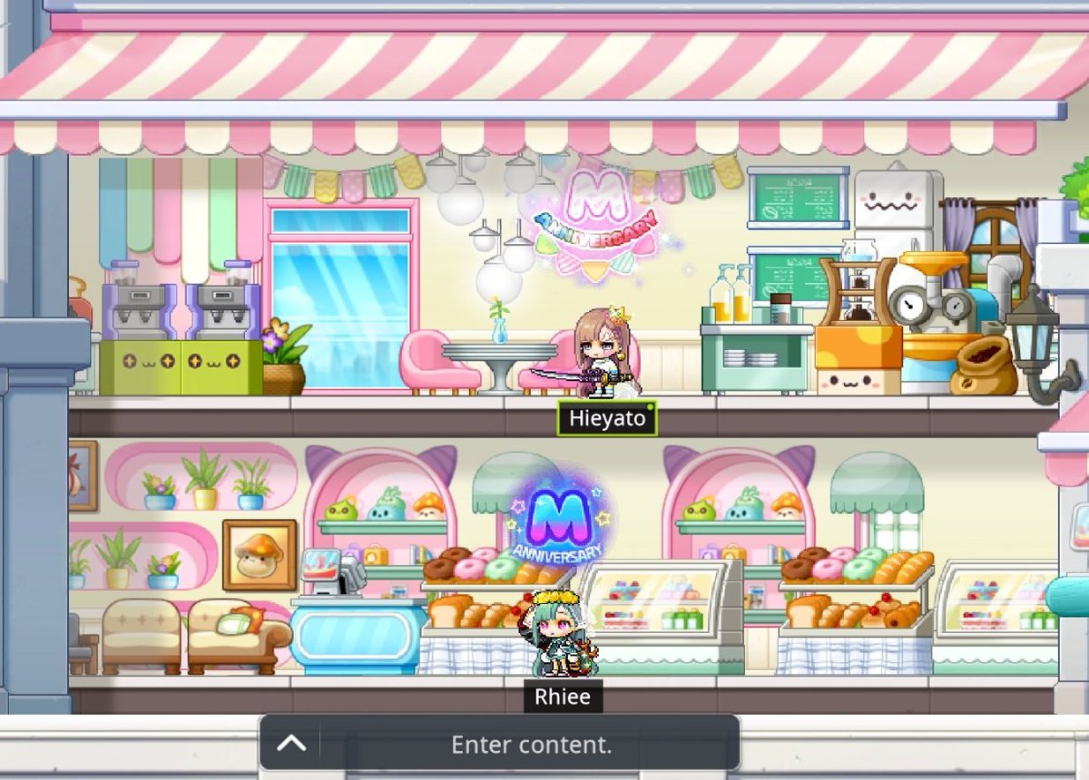 xRhiee's tweet image. Yeti M&apos;s store Theme House
Im playing in Asia2 , Luna! #Hayato #MapleM @MapleStoryM_JP @PlayMapleM
