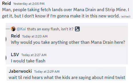 and this is what a midlife crisis looks for a professional mtg player - <a href="/ReidDuke/">Reid Duke</a> .