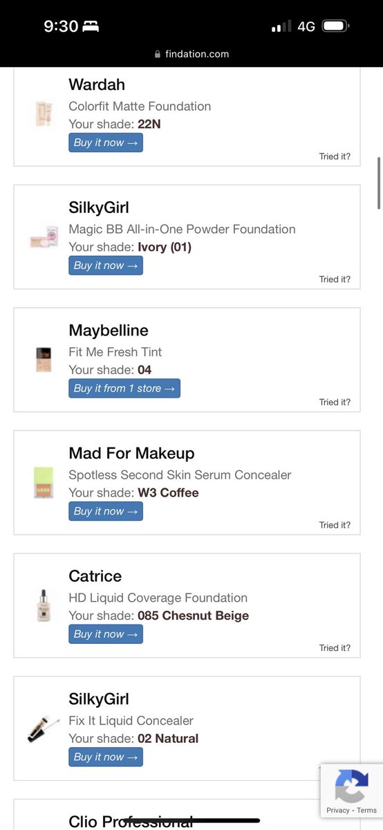 AliatulAqila's tweet photo. Function gila website ni. Takde i pening sangat nak pilih shade foundation brand lain kalau nak beli online. Letak je foundation apa kita pakai nanti dia bagi suggestuon. 

Contoh sekarang i pakai foundation Kamelia code Vanilla, boleh tengok dia suggest apa https://t.co/TPCvmNcML9