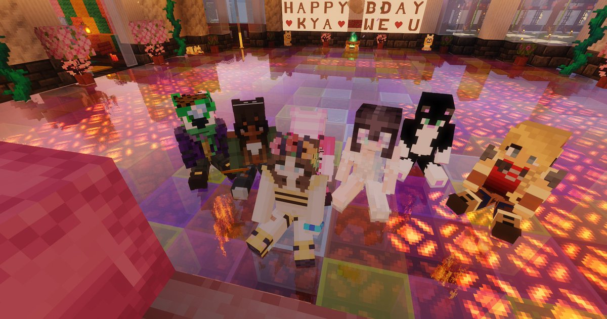 PinecraftE's tweet photo. A surprise birthday event was held by the 'Reapers' clan for long time #pinecraftequestrian OG 'Kyarina' over the weekend!

It looks like a good time was most definitely had by all!

Happy Birthday Kya!

#minecraft #smp #horsegames https://t.co/QUD7rIX8BX