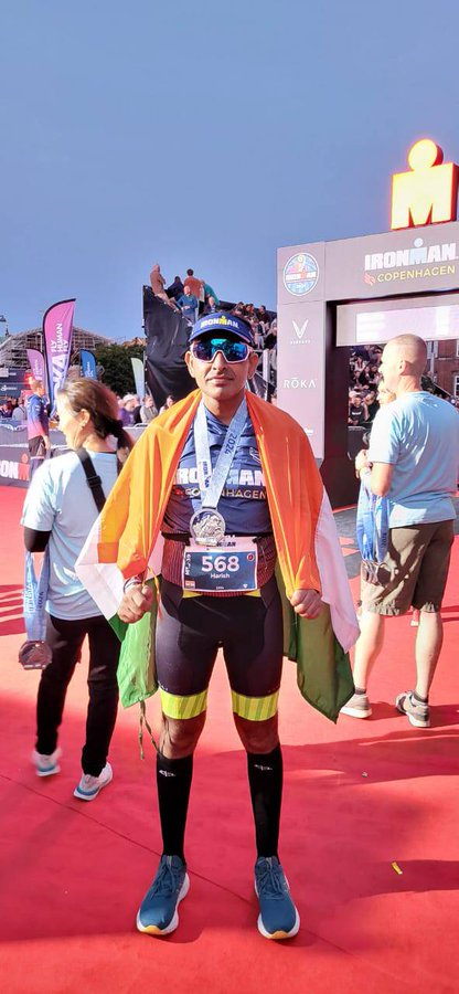 barot_mahima's tweet photo. Congratulations to Sh Harish Kajla Astt. Comdt. of BSF who has successfully completed Iron Man Challenge held in Denmark.
#BSF_Ironman
#rakshabandhan2024
#TejRan
#Abhisa
#BB26Spoilers https://t.co/x2i4c3nf2H