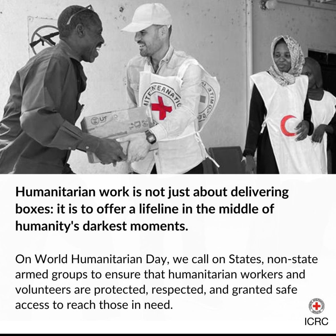 On #WorldHumanitarianDay, we reflect on the bravery of those working on the frontlines of #conflict

Our deepest gratitude &amp; support go out to those who risk everything to bring aid &amp; hope in the darkest moments 🤍