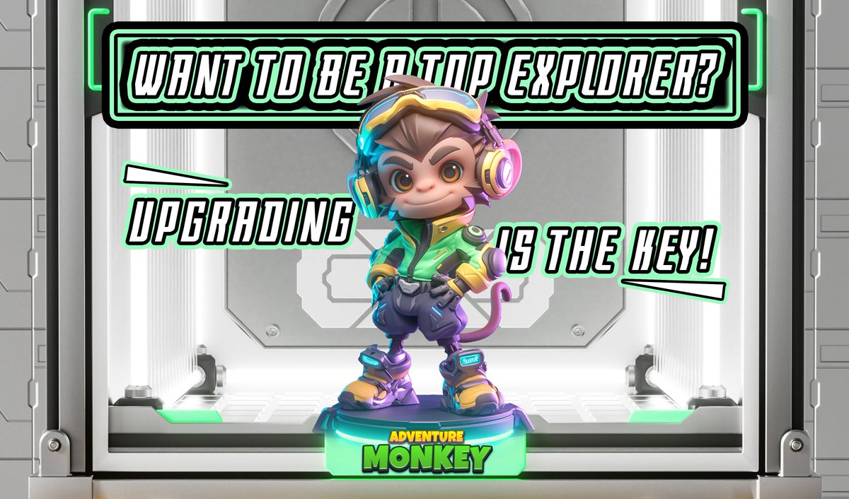 GinanceMonkey's tweet photo. 🎮 Beyond the game, there’s a story. Join Adventure Monkey and become part of it.
#AdventureMonkey #BeTheStory #GameFi #AI #web3 https://t.co/Xg5ukxfno9
